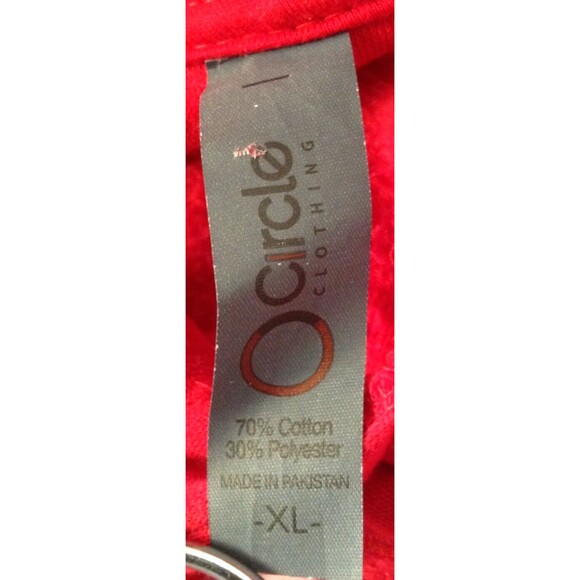 Kansas City Football Hoodie Sweatshirt Men XL Red Pullover Oversized Sports - Picture 11 of 12